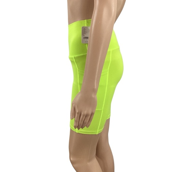 FP Movement Epic Bike Shorts Neon Lime Green Size XS - Picture 4 of 7